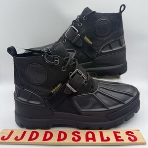 Polo Ralph Lauren OSLO Low Waterproof Leather Suede Duck Boots Men's Sizes NEW